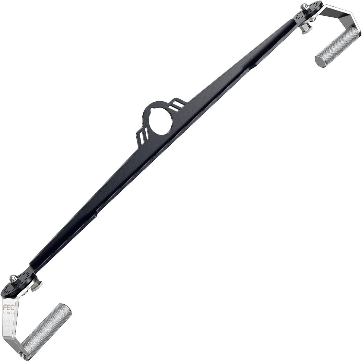 fed fitness 360° LAT Pull Down Bar, Cable Attachments for Gym | 360° rotation, 16 lockable angles, 1000 lb capacity, cable pulldowns, rows and T-bar training