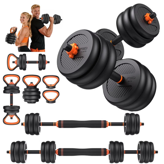 FLYBIRD 5 in 1 Dumbbell Kettlebell Weight Set