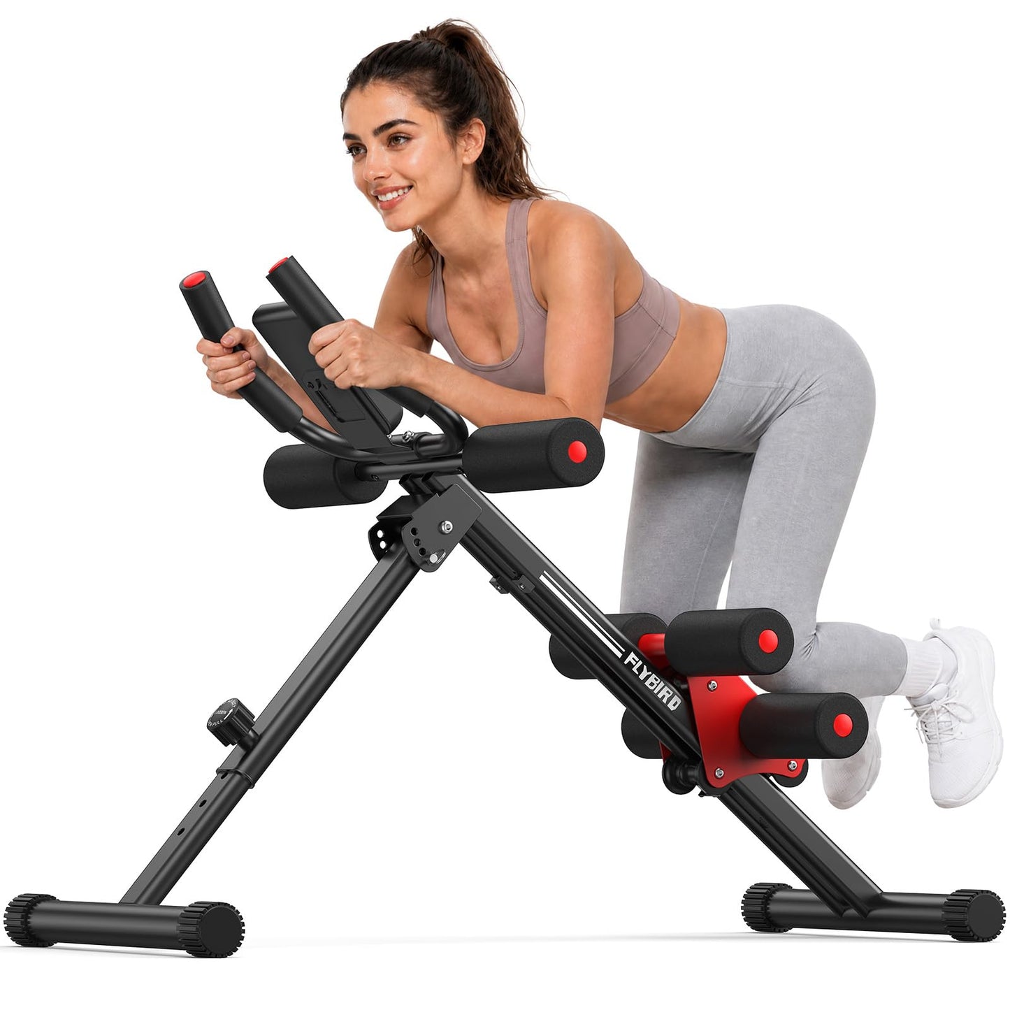 FLYBIRD Adjustable Ab Workout Equipment, Full Body Strength Training