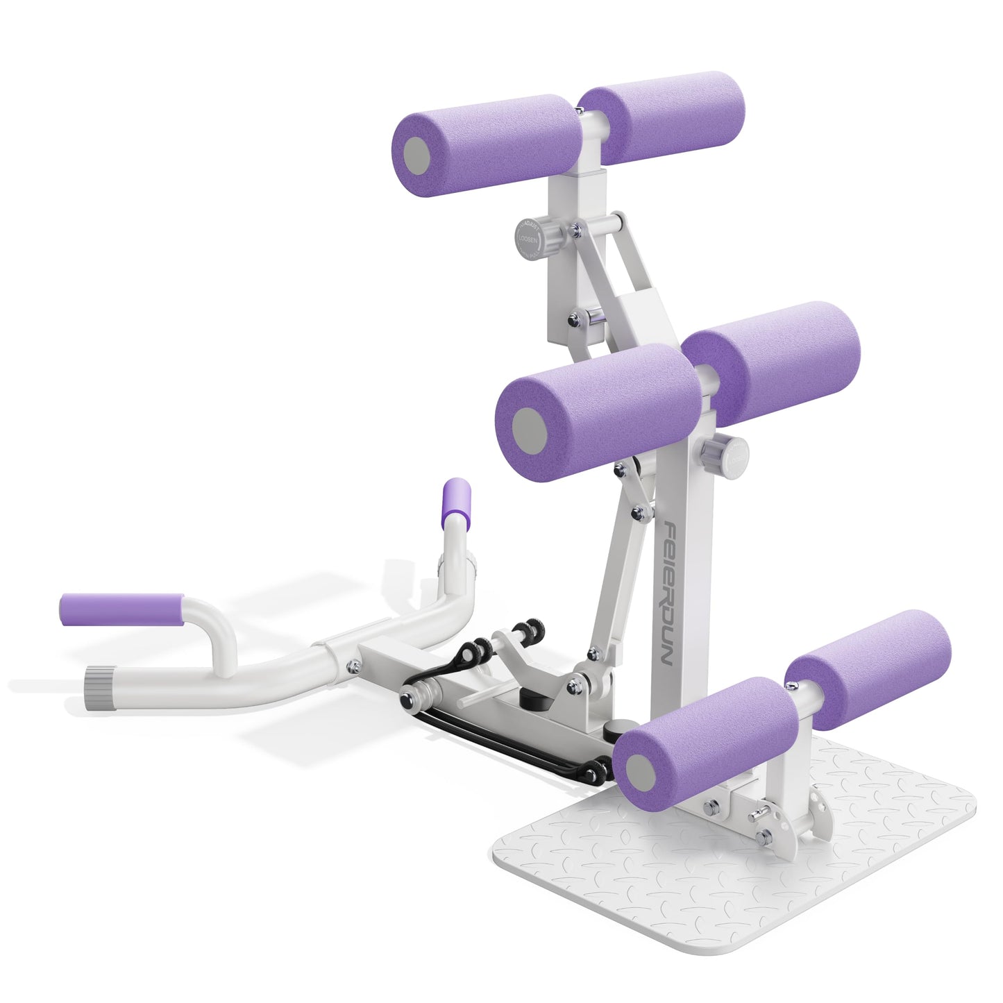 FEIERDUN Deep Squat Exercise Machine, Home Gym Core and Leg Workout Equipment for Women