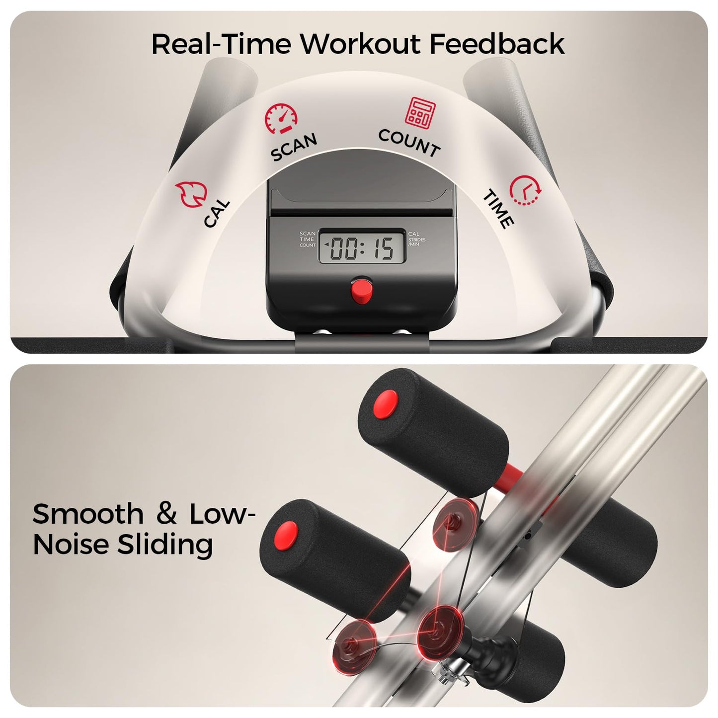 FLYBIRD Adjustable Ab Workout Equipment, Full Body Strength Training