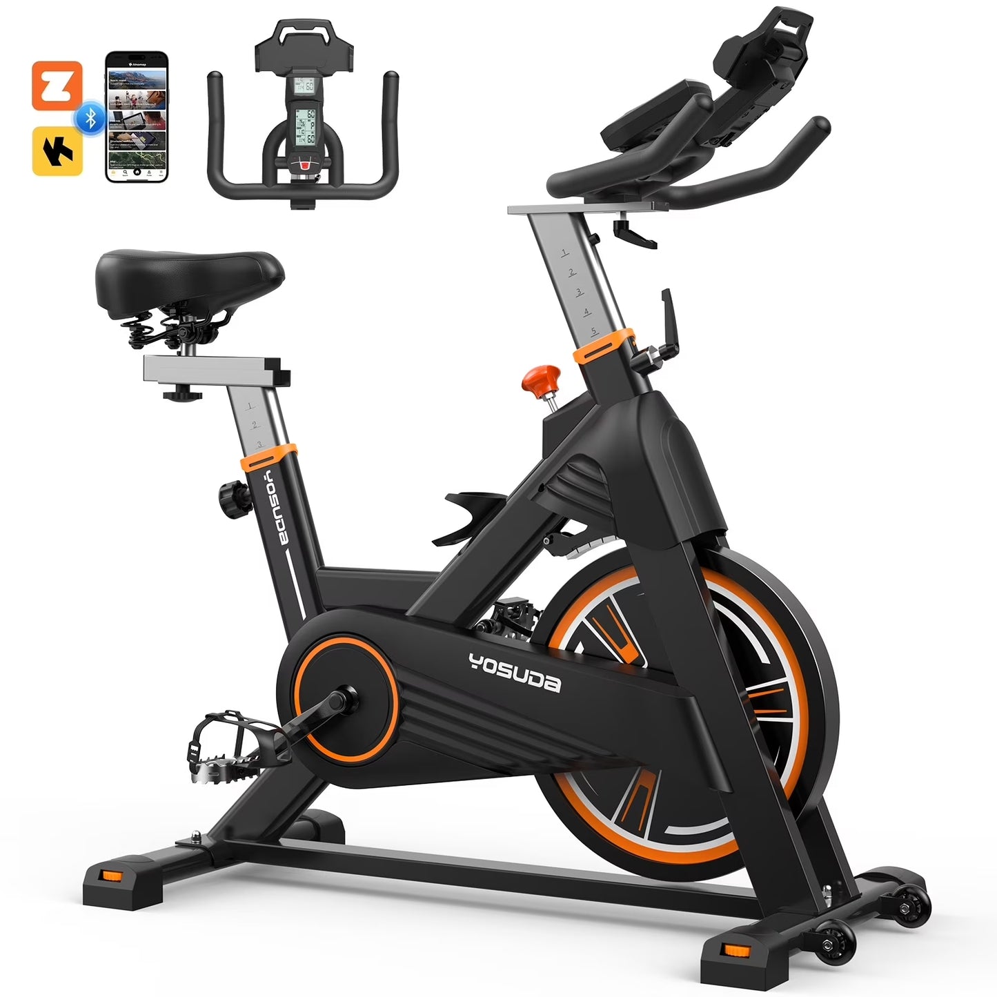 YOSUDA Pro Magnetic Indoor Cycling Bike Stationary Exercise Bike