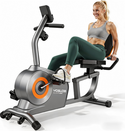 Yosuda Recumbent Exercise Bike for Senior for Home with 350lbs Capacity