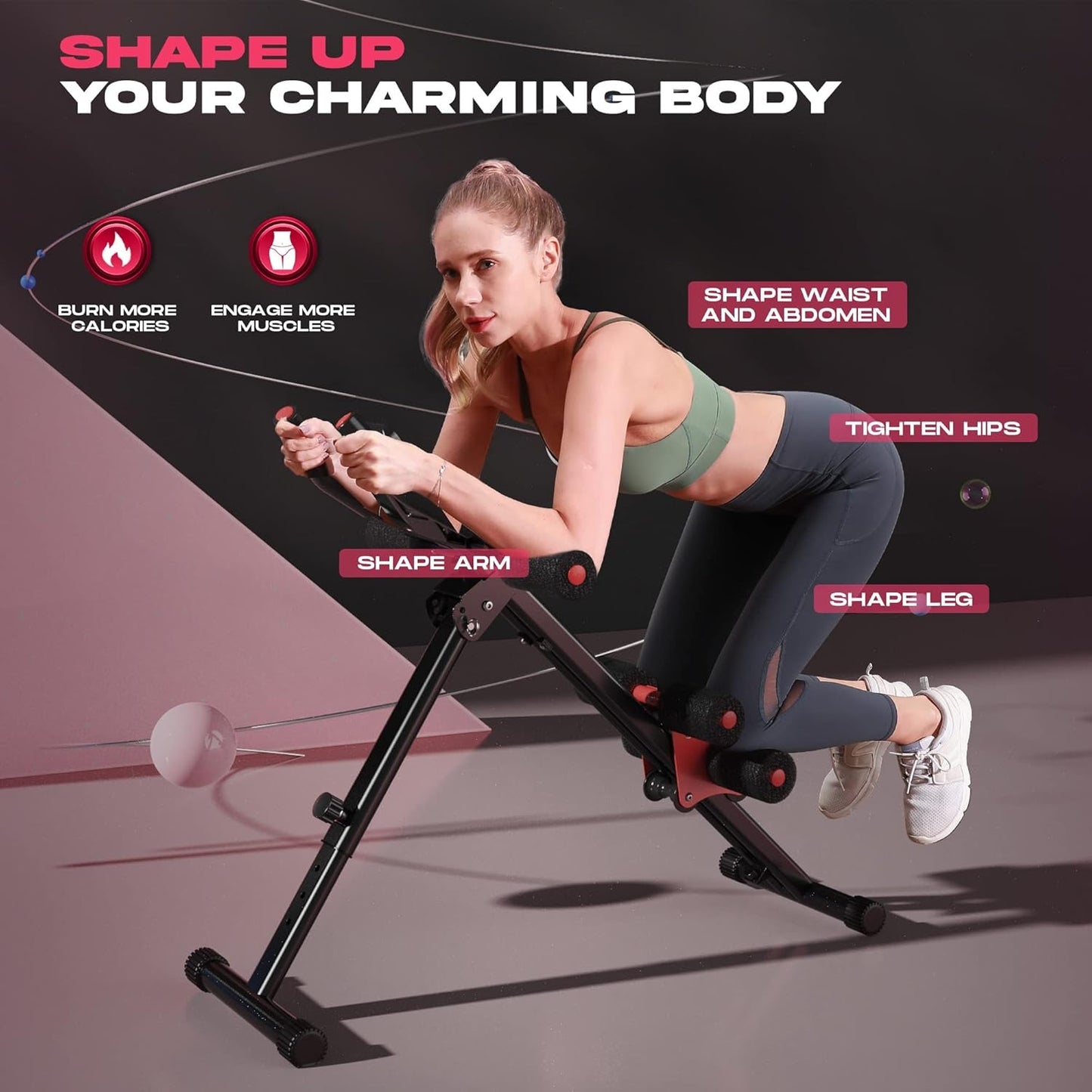 FLYBIRD Adjustable Ab Workout Equipment, Full Body Strength Training (Copy) (Copy) (Copy)