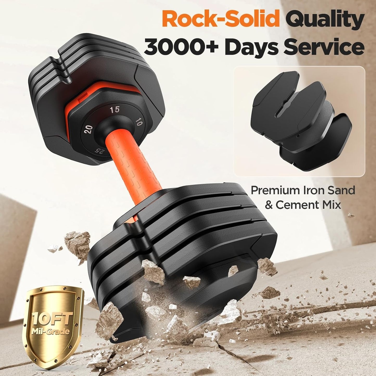 LifeOG  2026 FDB2 Updated Adjustable Dumbbell Set of 2, 110lbs/50lbs Weights Dumbbell Set with Storage Box, 25lbs/55lbs Adjustable Weights with Anti-slip Silicone Grip, Weight Set For Home Gym Suit both Men and Women