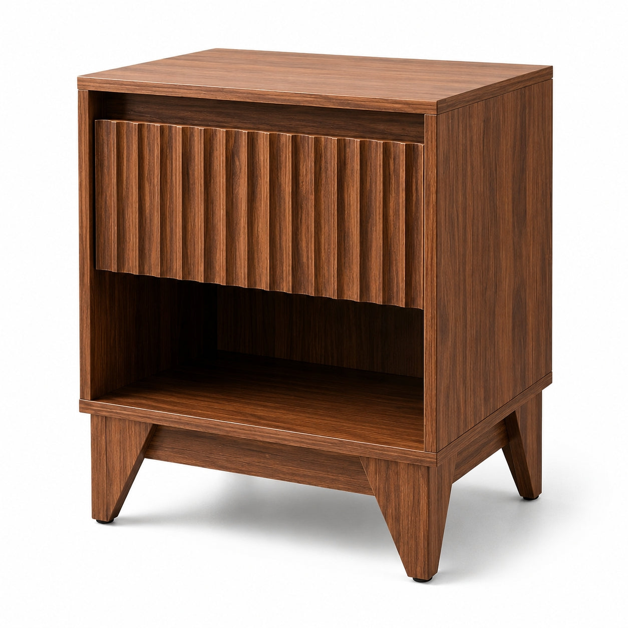 KOLIGEY 1 - Drawer Nightstand With Charging Station, Versatile Side Table With Storage