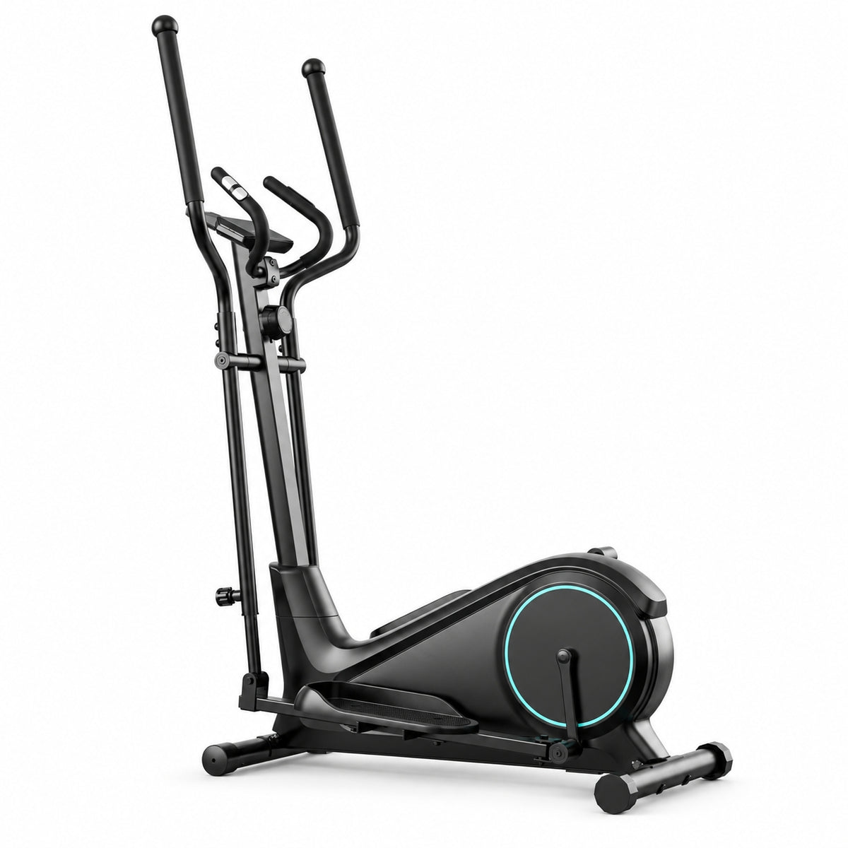 FED FITNESS Elliptical Machine for Home, Magnetic Elliptical Trainer with Adjustable Resistance, Full-Body Low-Impact Exercise Machine, Dual Handlebars, LCD Monitor and Large Pedals